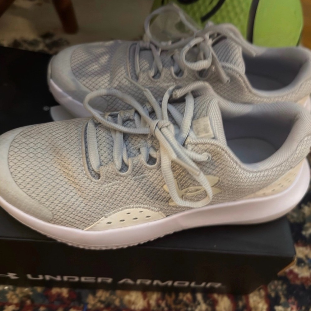 Under Armour Light Gray Running Sneakers